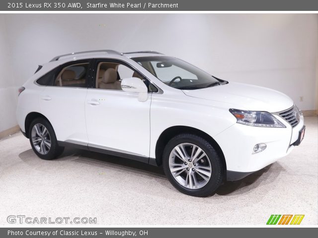 2015 Lexus RX 350 AWD in Starfire White Pearl