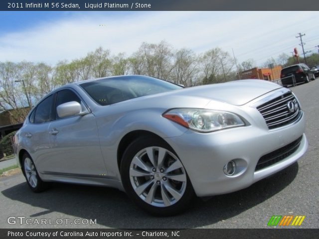 2011 Infiniti M 56 Sedan in Liquid Platinum