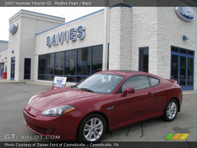 2007 Hyundai Tiburon GS in Redfire Pearl