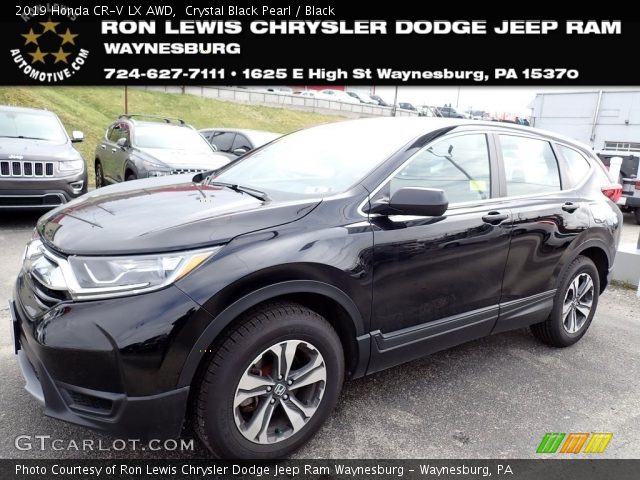 2019 Honda CR-V LX AWD in Crystal Black Pearl