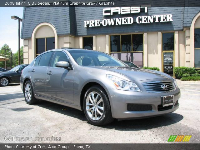 2008 Infiniti G 35 Sedan in Platinum Graphite Gray