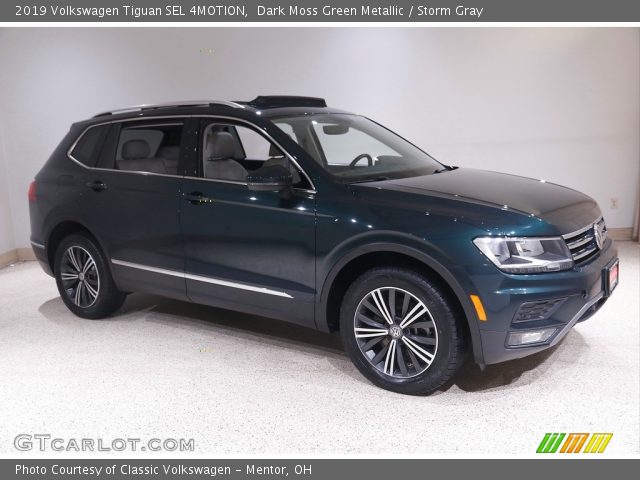 2019 Volkswagen Tiguan SEL 4MOTION in Dark Moss Green Metallic