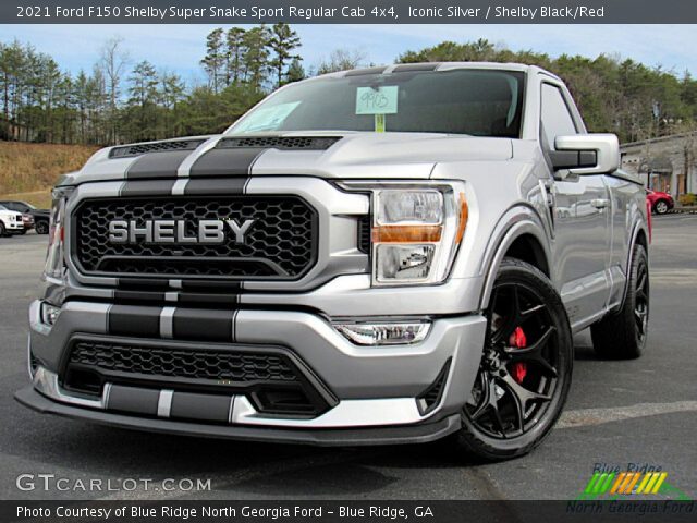 2021 Ford F150 Shelby Super Snake Sport Regular Cab 4x4 in Iconic Silver