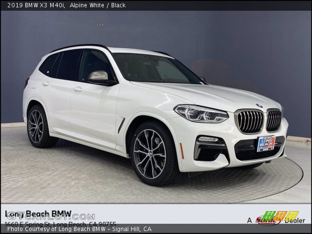 2019 BMW X3 M40i in Alpine White