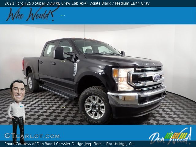 2021 Ford F250 Super Duty XL Crew Cab 4x4 in Agate Black