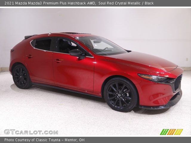 2021 Mazda Mazda3 Premium Plus Hatchback AWD in Soul Red Crystal Metallic