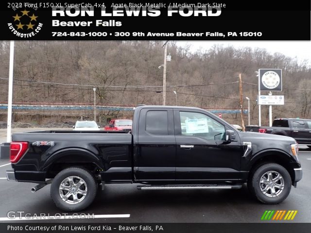 2022 Ford F150 XL SuperCab 4x4 in Agate Black Metallic