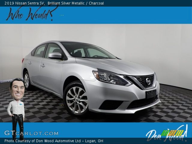2019 Nissan Sentra SV in Brilliant Silver Metallic