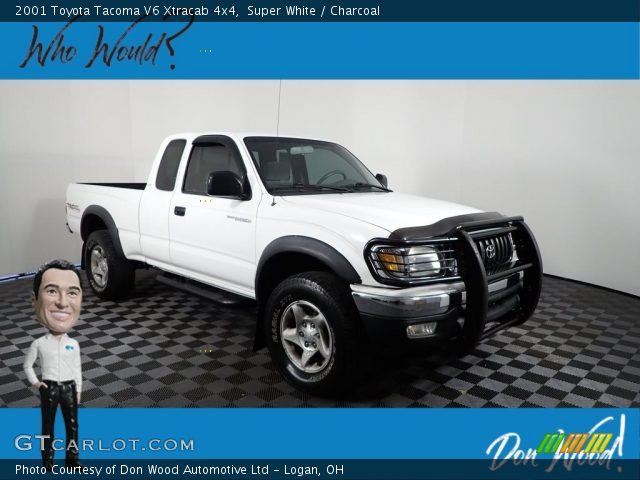 2001 Toyota Tacoma V6 Xtracab 4x4 in Super White