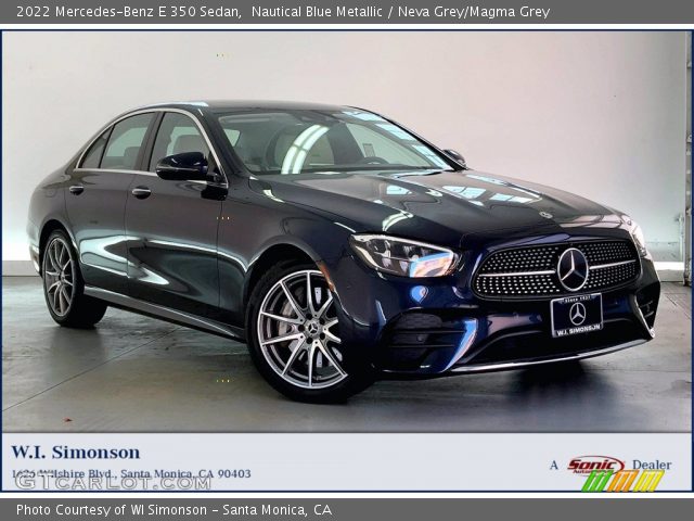 2022 Mercedes-Benz E 350 Sedan in Nautical Blue Metallic
