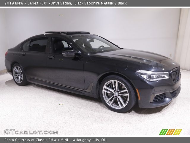 2019 BMW 7 Series 750i xDrive Sedan in Black Sapphire Metallic