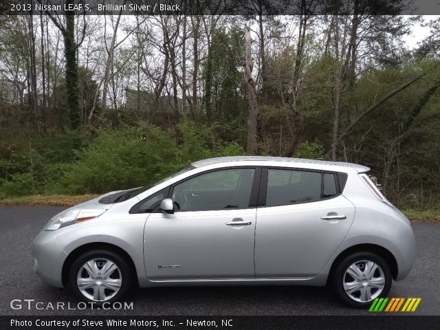2013 Nissan LEAF S in Brilliant Silver