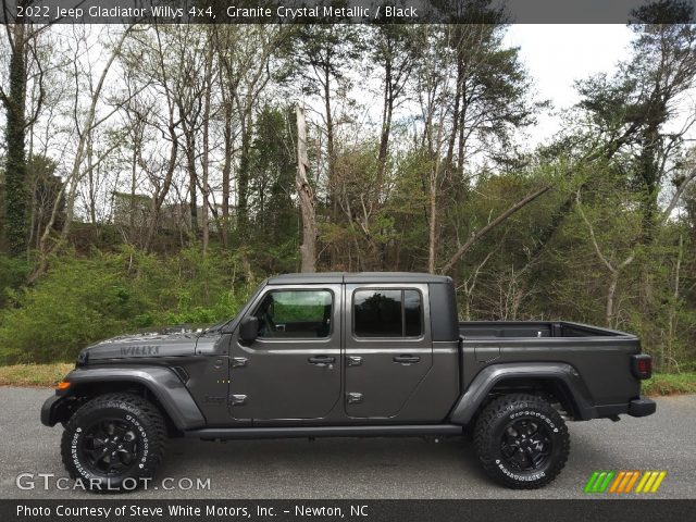2022 Jeep Gladiator Willys 4x4 in Granite Crystal Metallic