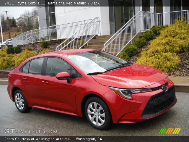 2021 Toyota Corolla LE in Barcelona Red Metallic