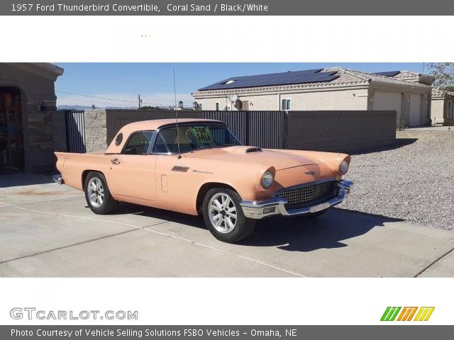 1957 Ford Thunderbird Convertible in Coral Sand