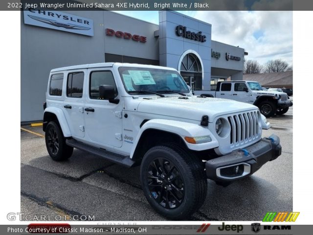 2022 Jeep Wrangler Unlimited Sahara 4XE Hybrid in Bright White