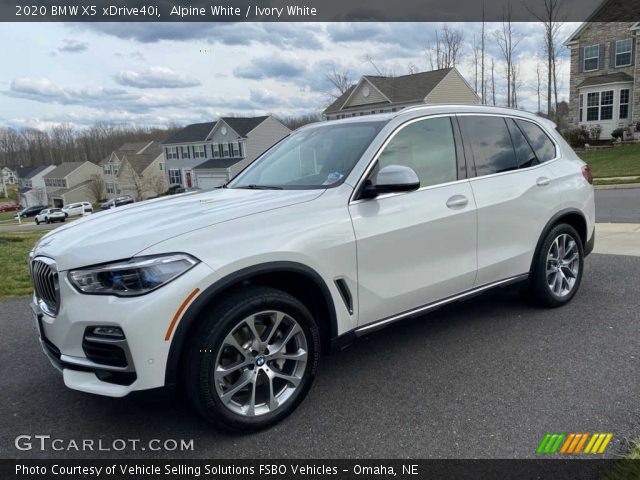 2020 BMW X5 xDrive40i in Alpine White