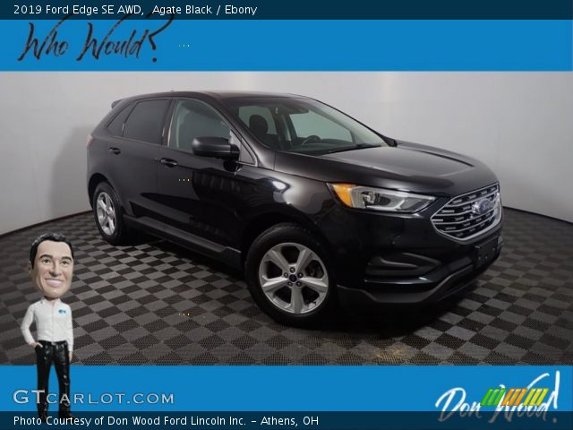 2019 Ford Edge SE AWD in Agate Black