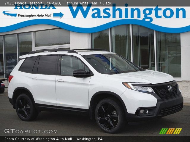 2021 Honda Passport Elite AWD in Platinum White Pearl