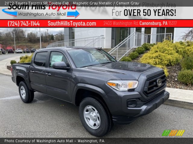2022 Toyota Tacoma SR Double Cab in Magnetic Gray Metallic