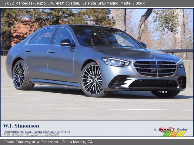 2022 Mercedes-Benz S 500 4Matic Sedan in Selenite Gray Magno (Matte)