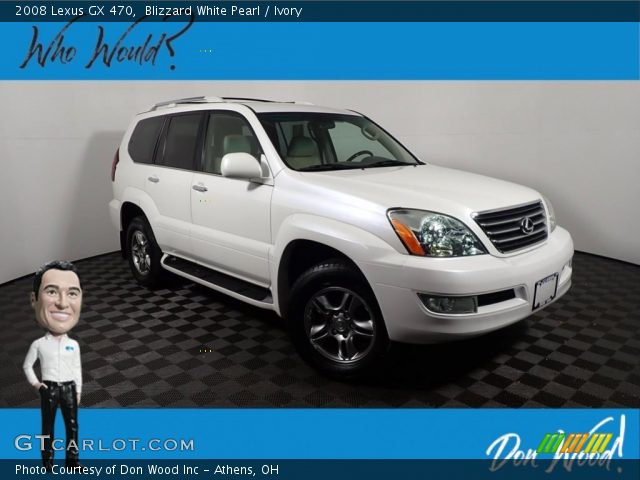 2008 Lexus GX 470 in Blizzard White Pearl