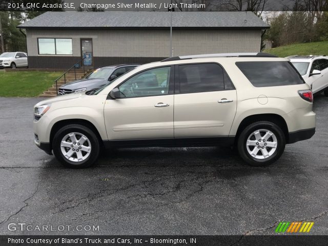 2014 GMC Acadia SLE in Champagne Silver Metallic