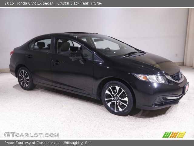 2015 Honda Civic EX Sedan in Crystal Black Pearl