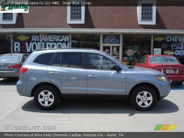 2009 Hyundai Santa Fe GLS 4WD in Silver Blue