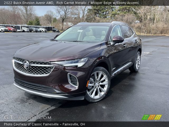 2022 Buick Envision Avenir AWD in Rich Garnet Metallic
