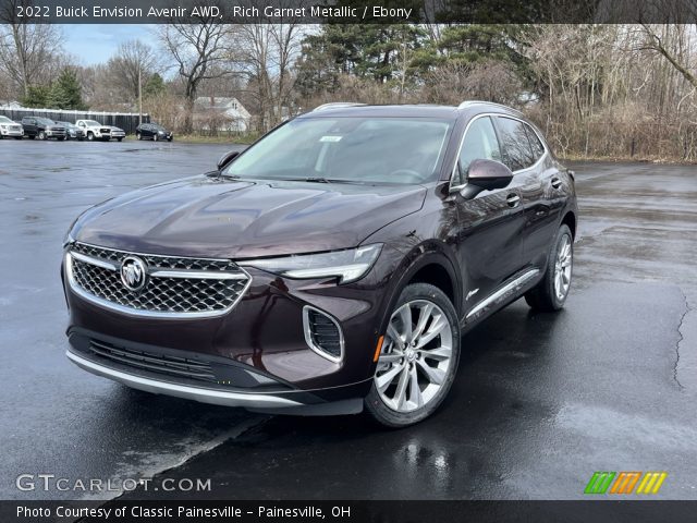 2022 Buick Envision Avenir AWD in Rich Garnet Metallic