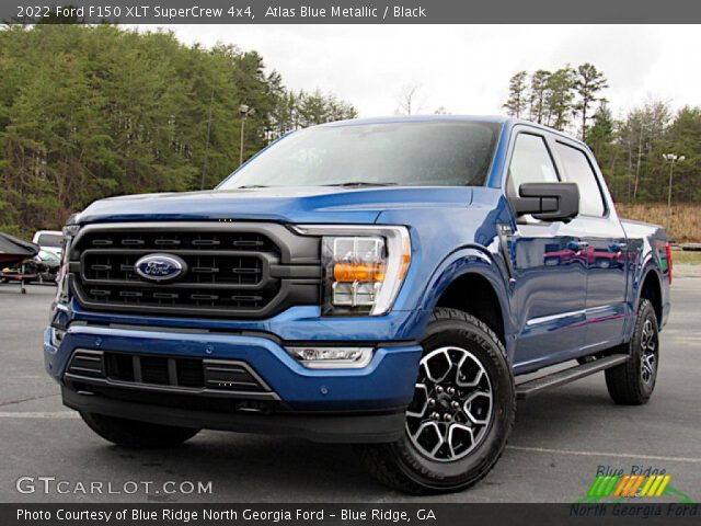 2022 Ford F150 XLT SuperCrew 4x4 in Atlas Blue Metallic