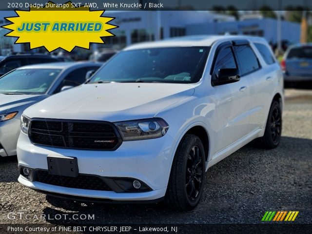 2020 Dodge Durango SXT AWD in White Knuckle