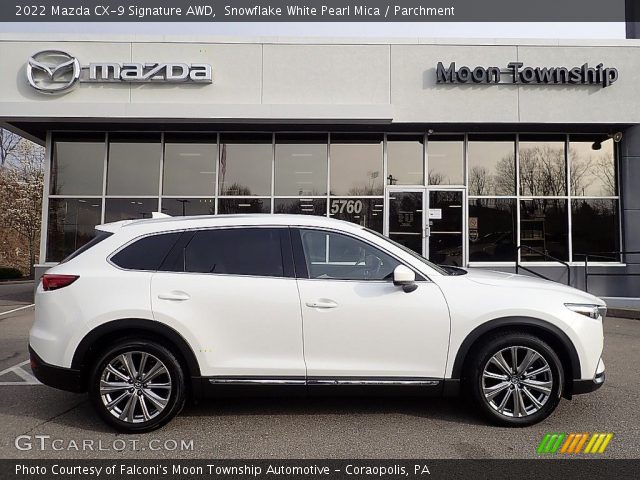 2022 Mazda CX-9 Signature AWD in Snowflake White Pearl Mica