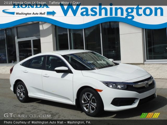 2018 Honda Civic LX Sedan in Taffeta White