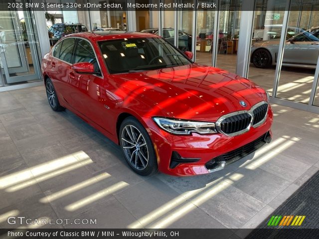 2022 BMW 3 Series 330e xDrive Sedan in Melbourne Red Metallic