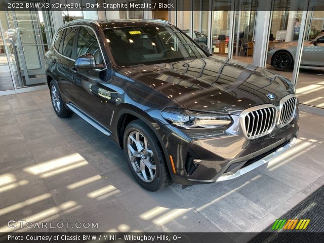 2022 BMW X3 xDrive30i in Dark Graphite Metallic