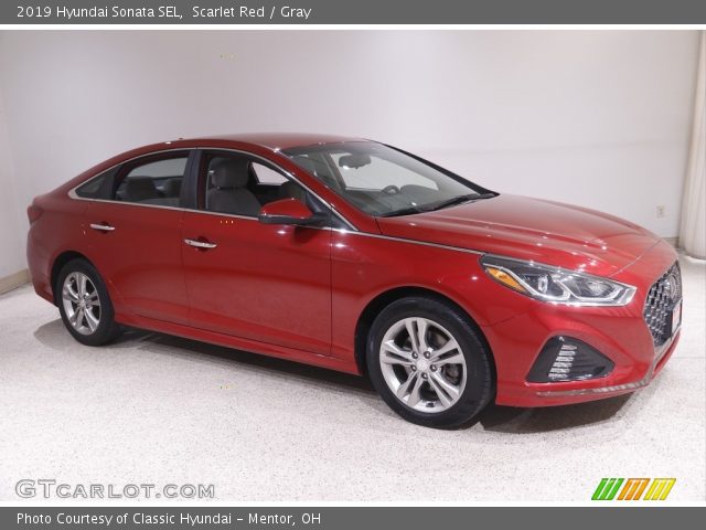 2019 Hyundai Sonata SEL in Scarlet Red
