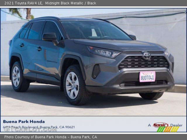 2021 Toyota RAV4 LE in Midnight Black Metallic