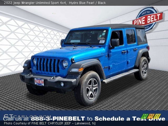 2022 Jeep Wrangler Unlimited Sport 4x4 in Hydro Blue Pearl