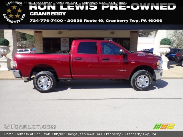 2022 Ram 2500 Tradesman Crew Cab 4x4 in Delmonico Red Pearl