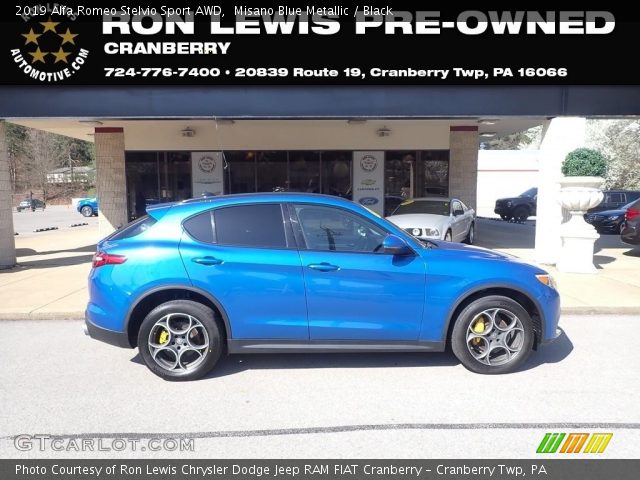 2019 Alfa Romeo Stelvio Sport AWD in Misano Blue Metallic