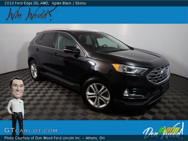 2019 Ford Edge SEL AWD in Agate Black