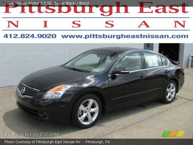 2008 Nissan Altima 3.5 SE in Super Black