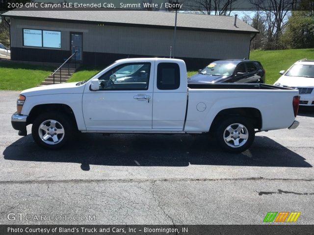 2009 GMC Canyon SLE Extended Cab in Summit White