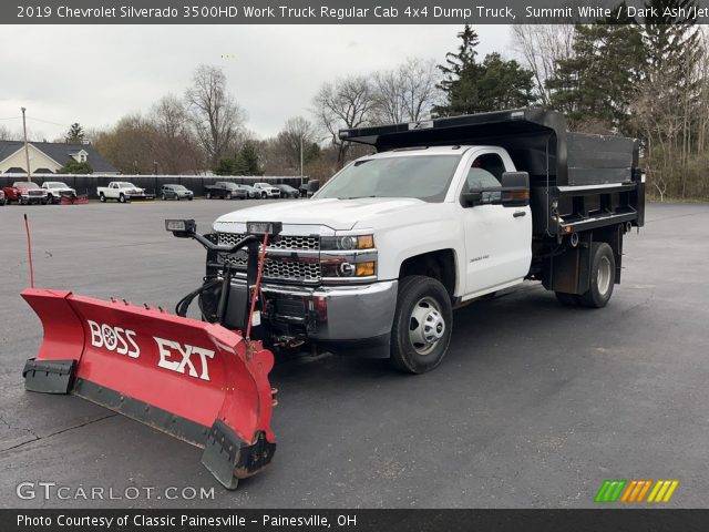 2019 Chevrolet Silverado 3500HD Work Truck Regular Cab 4x4 Dump Truck in Summit White