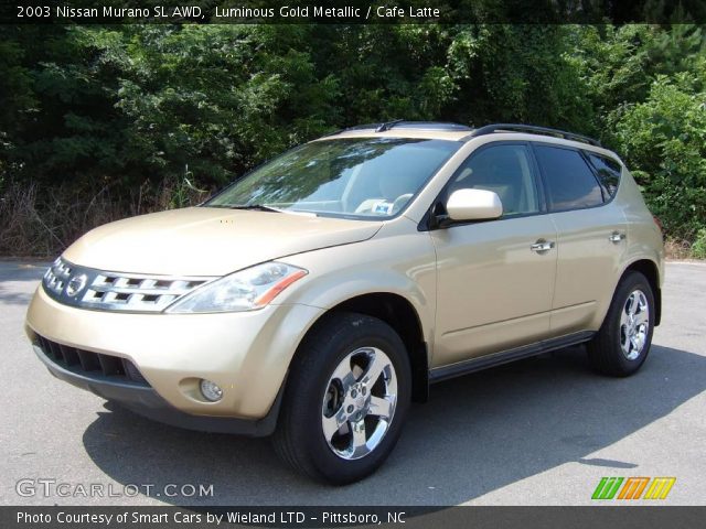 2003 Nissan Murano SL AWD in Luminous Gold Metallic
