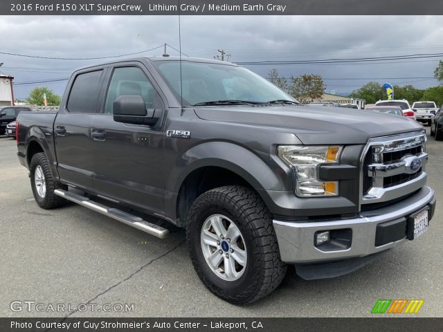 2016 Ford F150 XLT SuperCrew in Lithium Gray