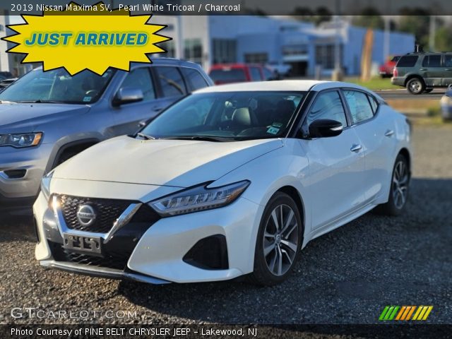 2019 Nissan Maxima SV in Pearl White Tricoat
