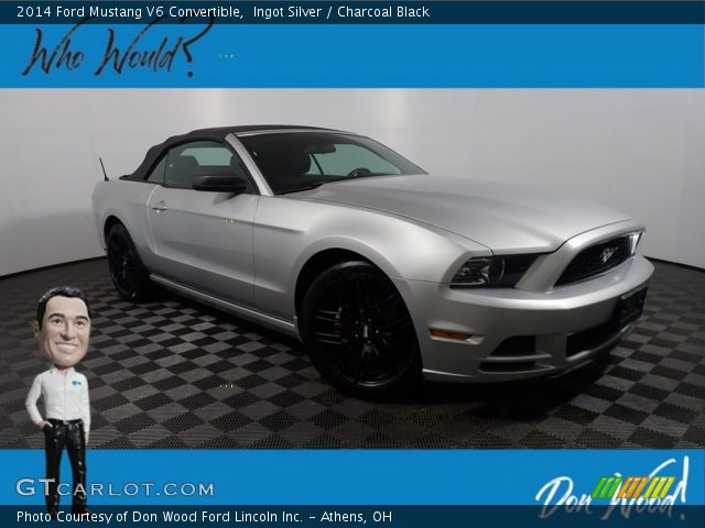2014 Ford Mustang V6 Convertible in Ingot Silver